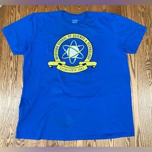 💥FUNKO/MARVEL💥Midtown School of Science&Technology Tshirt SZ 2XL BLUE 🤩NEW🤩